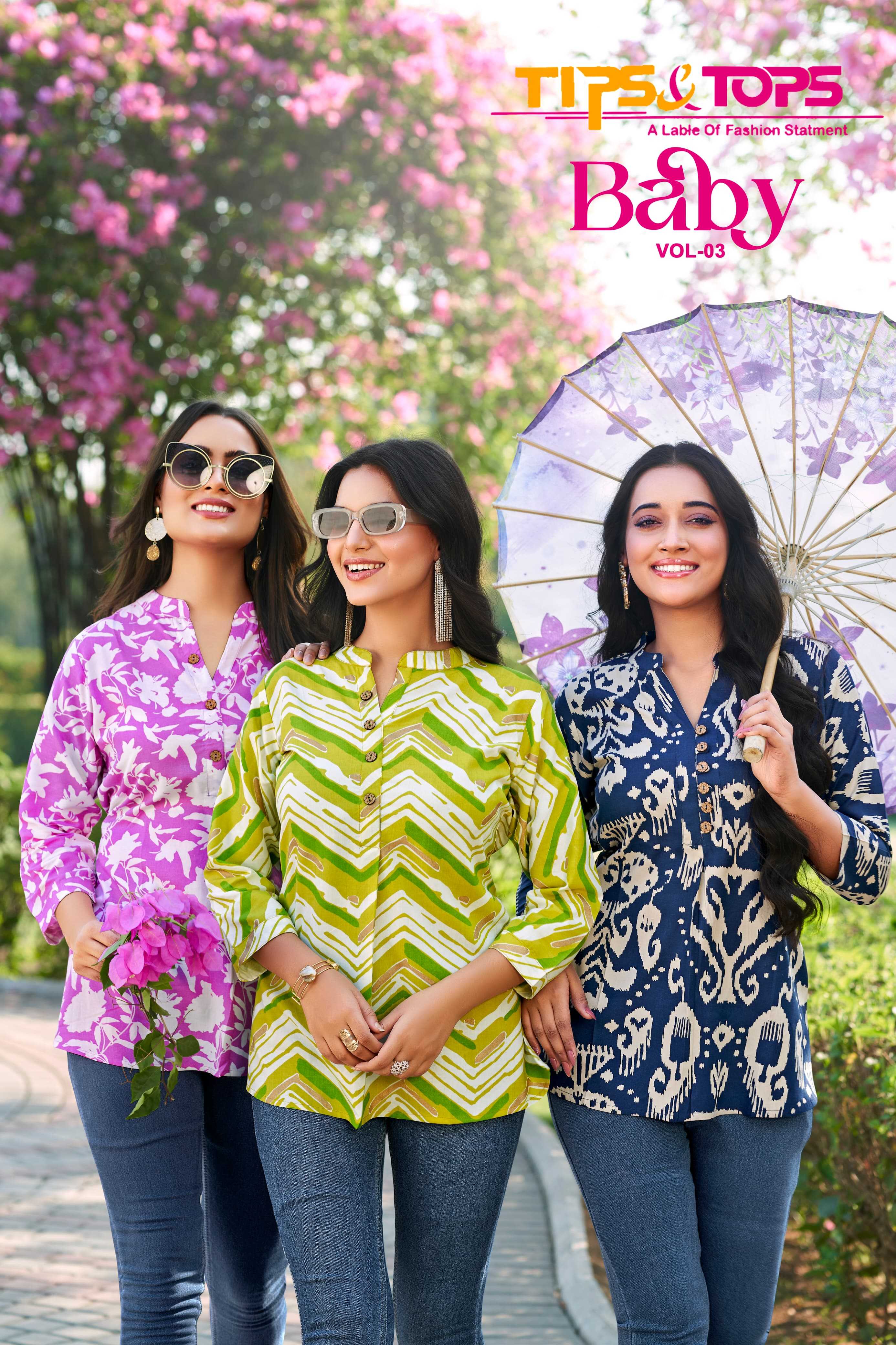 TIPS & TOPS BABY Vol 03 Kurti Wholesale catalog