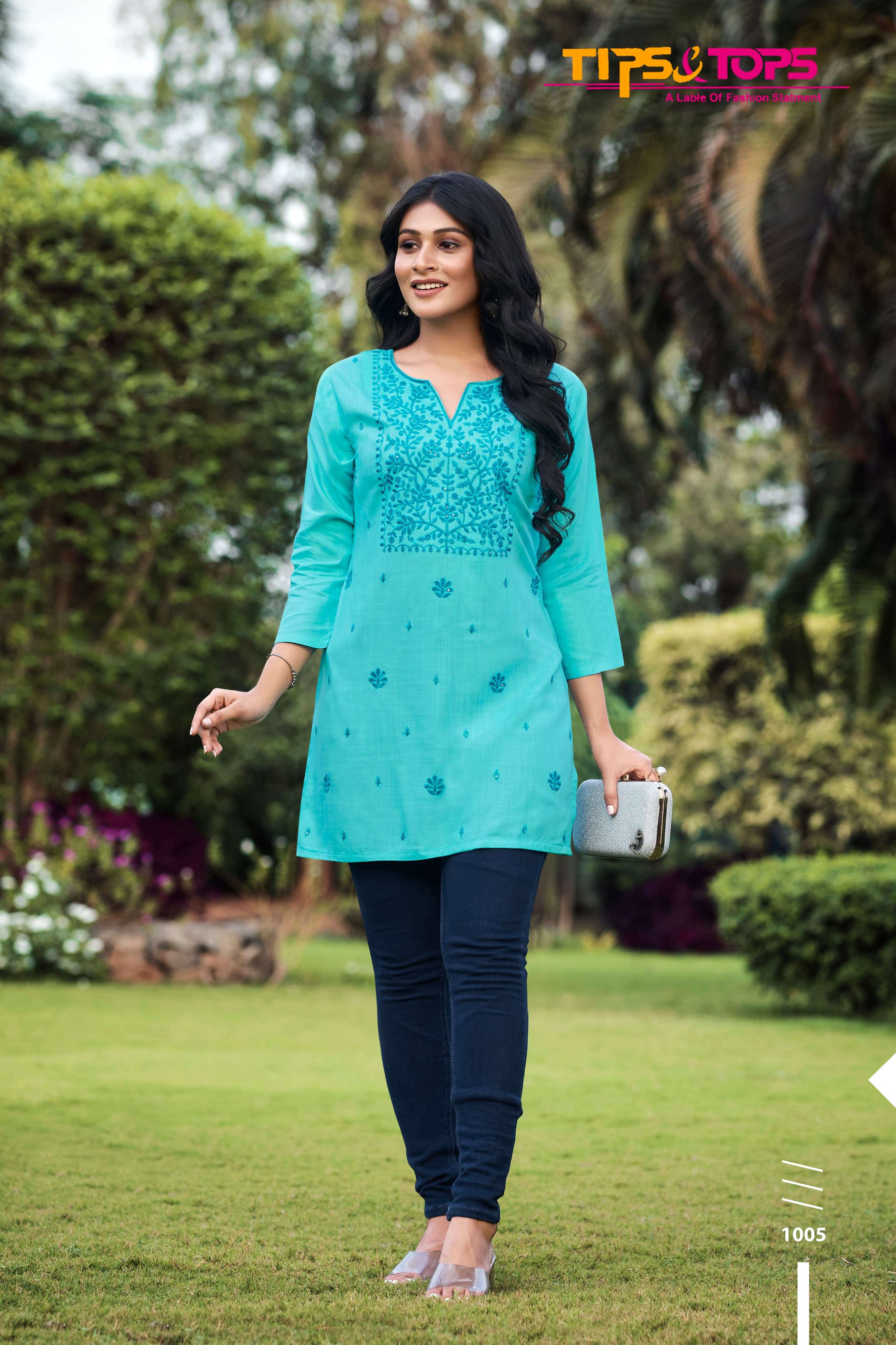 TIPS & TOPS COLORS VOL 03 Kurti Wholesale catalog