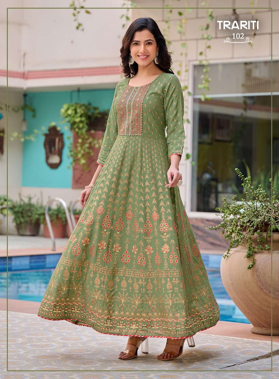 Trariti Heavy Rayon Kurti Wholesale catalog