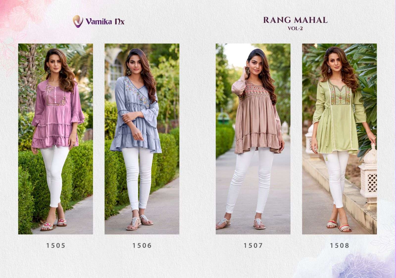 VAMIKA Rang Mahal Vol-2 Kurti Wholesale catalog