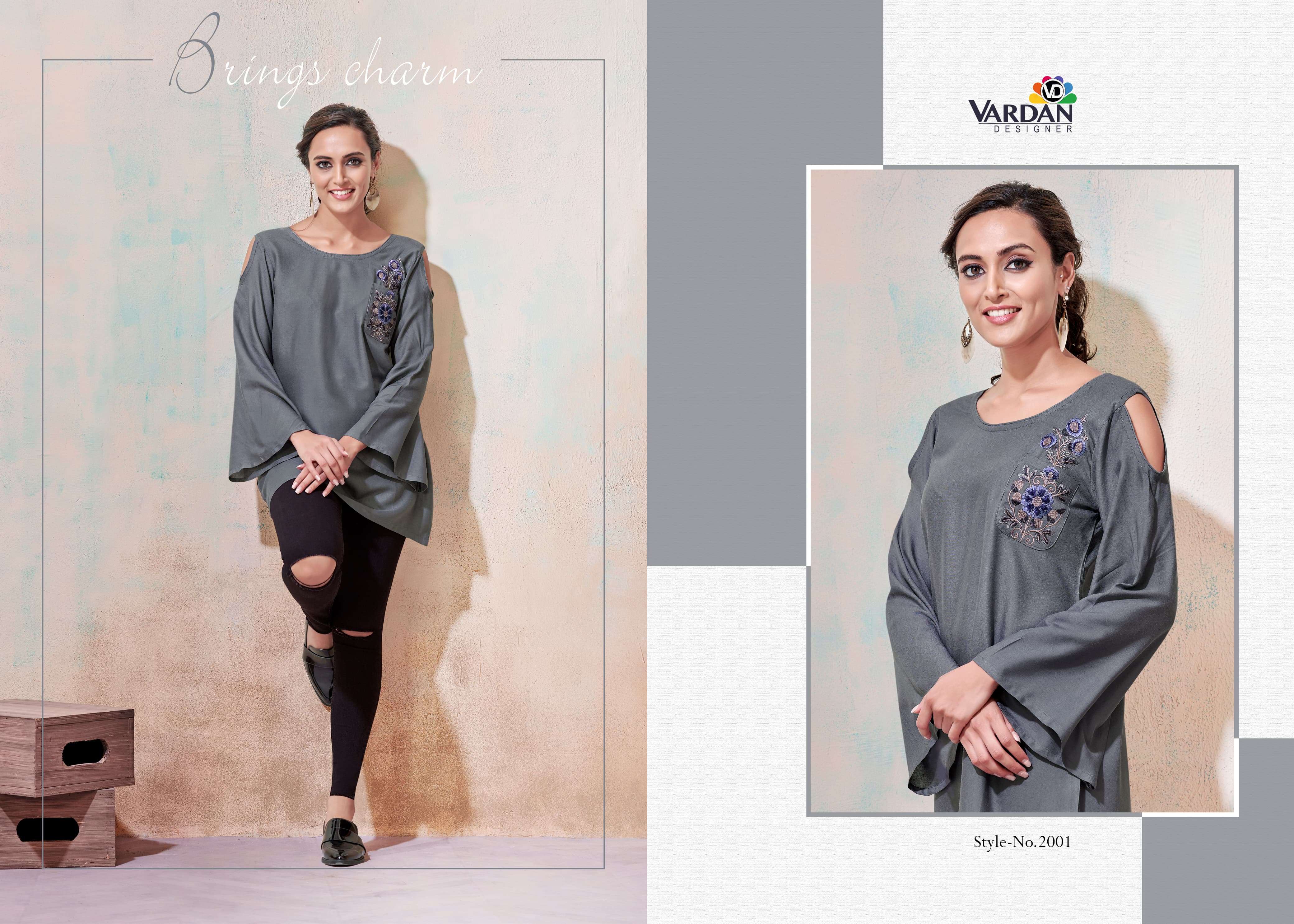 Vardan Designer IRA- Vol- 1 Kurti Wholesale catalog