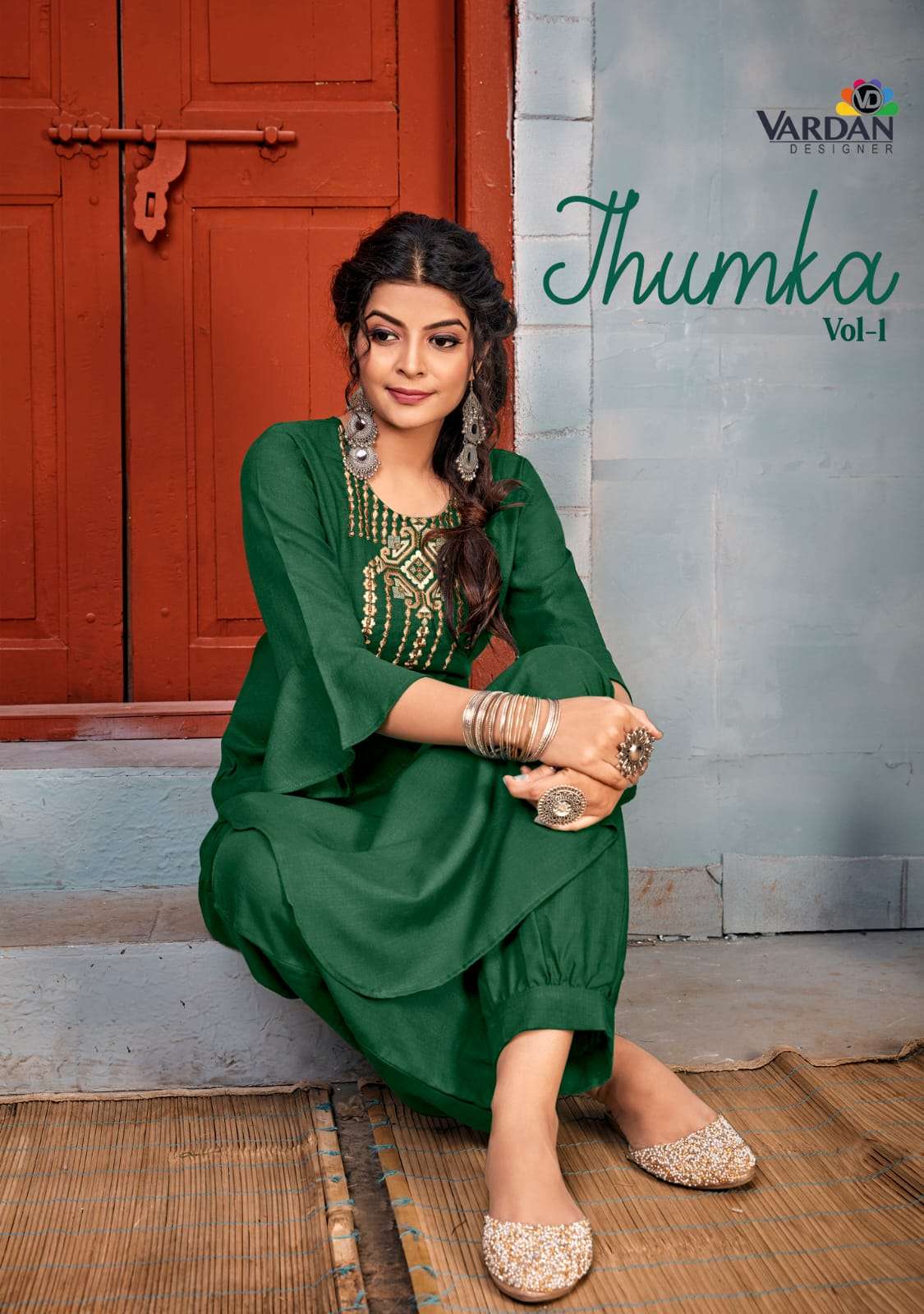 Vardan Designer Jhumka- Vol- 1 Kurti Wholesale catalog