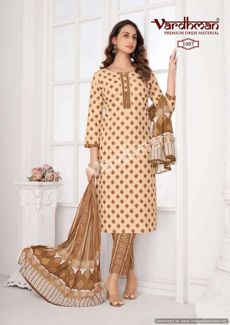 Vardhman Vedika Vol 1 Cotton Dress Material Wholesale catalog