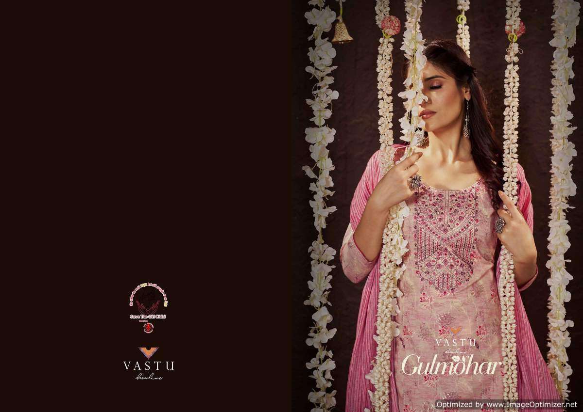 Vastu Gulmohar Vol-1 – Kurti Pant With Dupatta - Wholesale Catalog