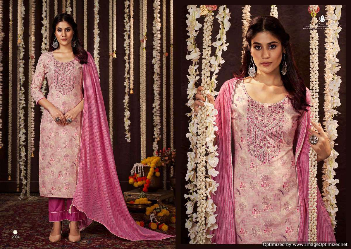 Vastu Gulmohar Vol-1 – Kurti Pant With Dupatta - Wholesale Catalog