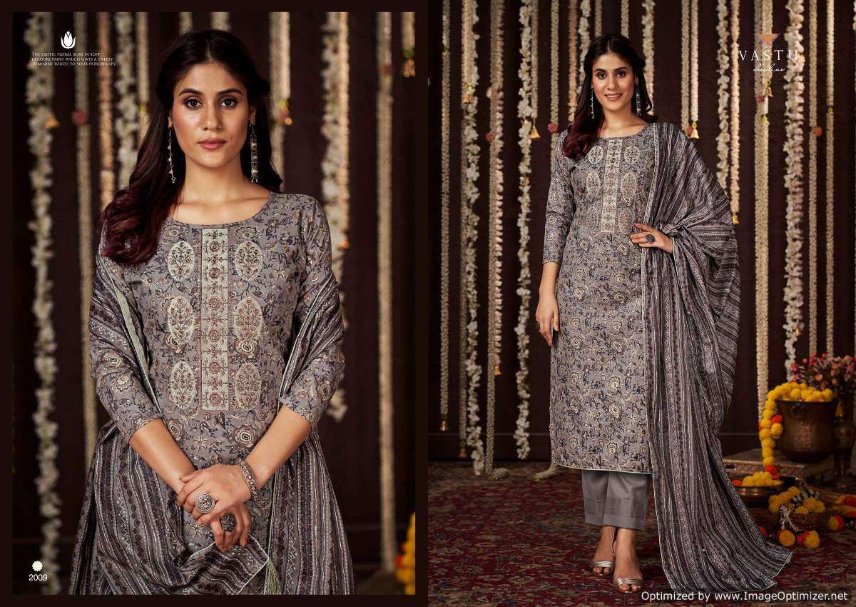 Vastu Gulmohar Vol-1 – Kurti Pant With Dupatta - Wholesale Catalog