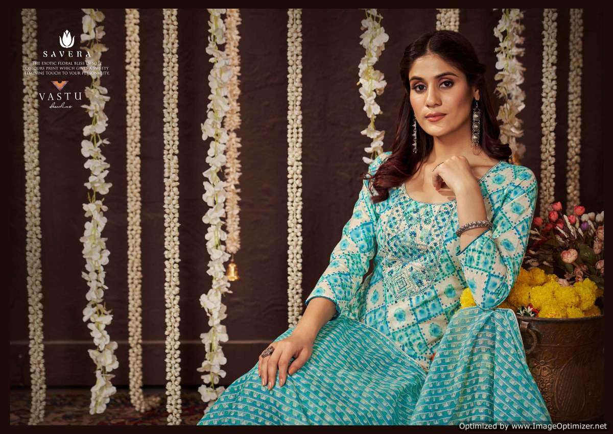 Vastu Gulmohar Vol-1 – Kurti Pant With Dupatta - Wholesale Catalog
