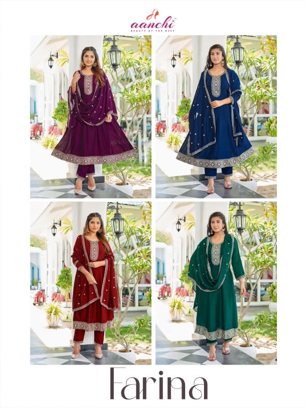 Aanchi Farina Kurti Wholesale catalog
