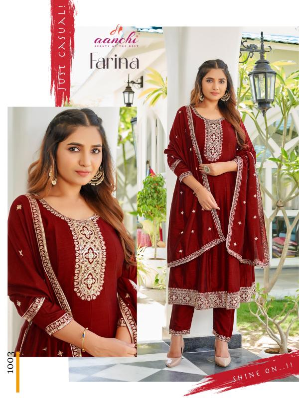 Aanchi Farina Kurti Wholesale catalog