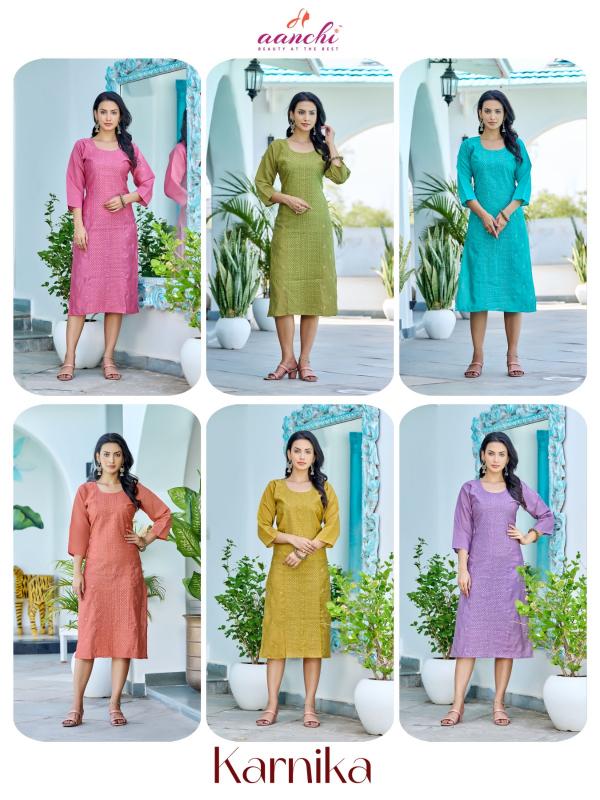 Aanchi KARNIKA Kurti Wholesale catalog
