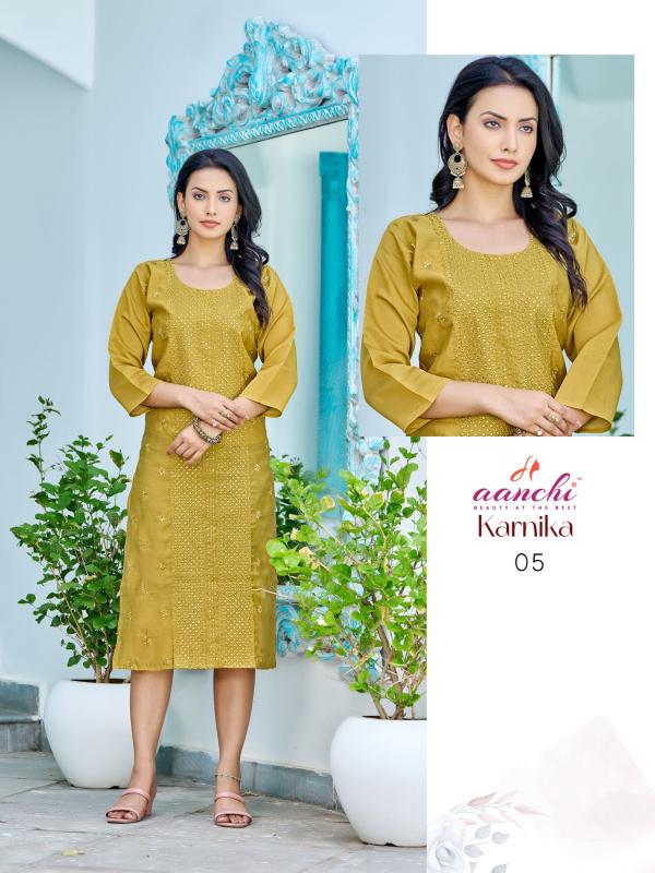 Aanchi KARNIKA Kurti Wholesale catalog