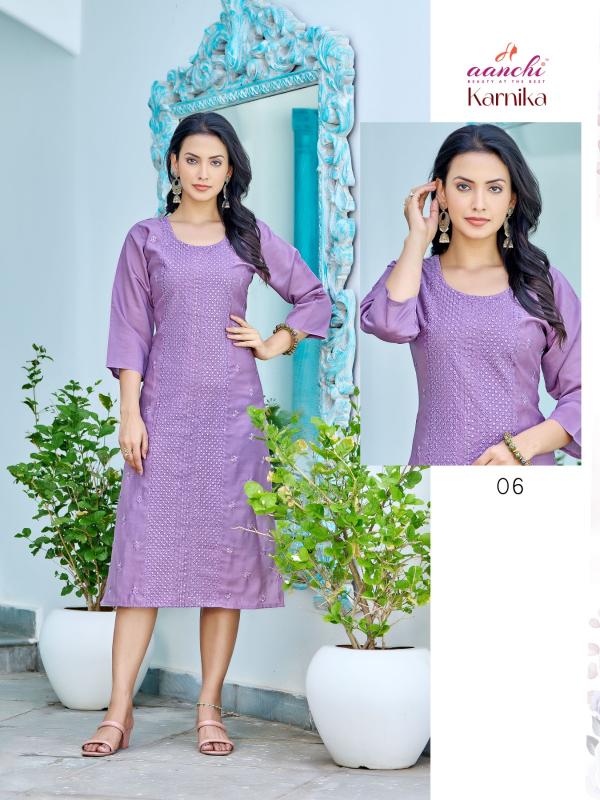 Aanchi KARNIKA Kurti Wholesale catalog