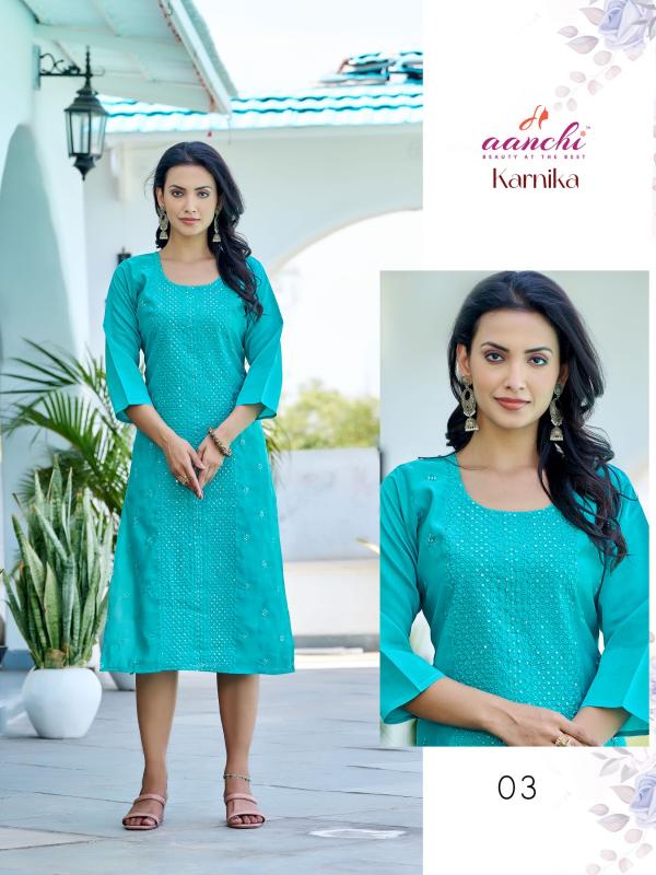 Aanchi KARNIKA Kurti Wholesale catalog