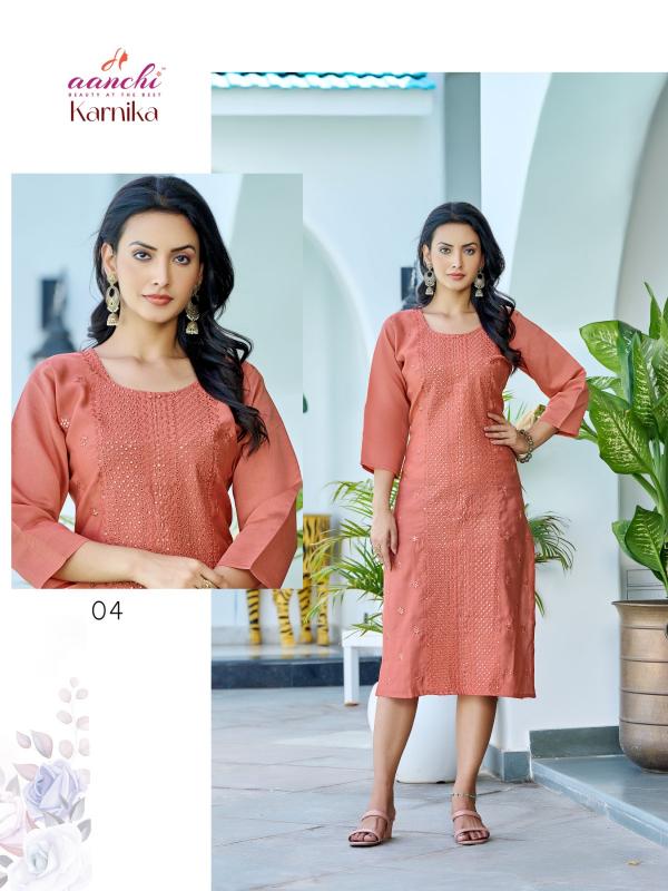 Aanchi KARNIKA Kurti Wholesale catalog