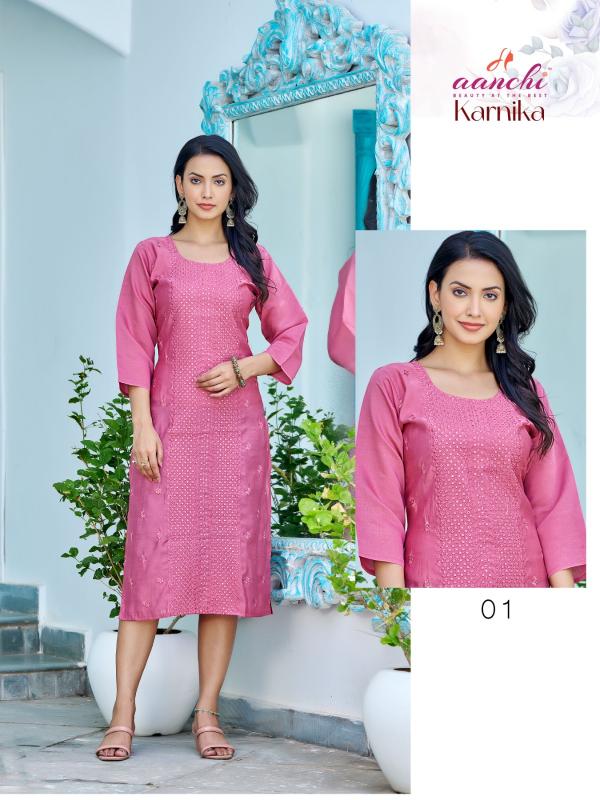 Aanchi KARNIKA Kurti Wholesale catalog