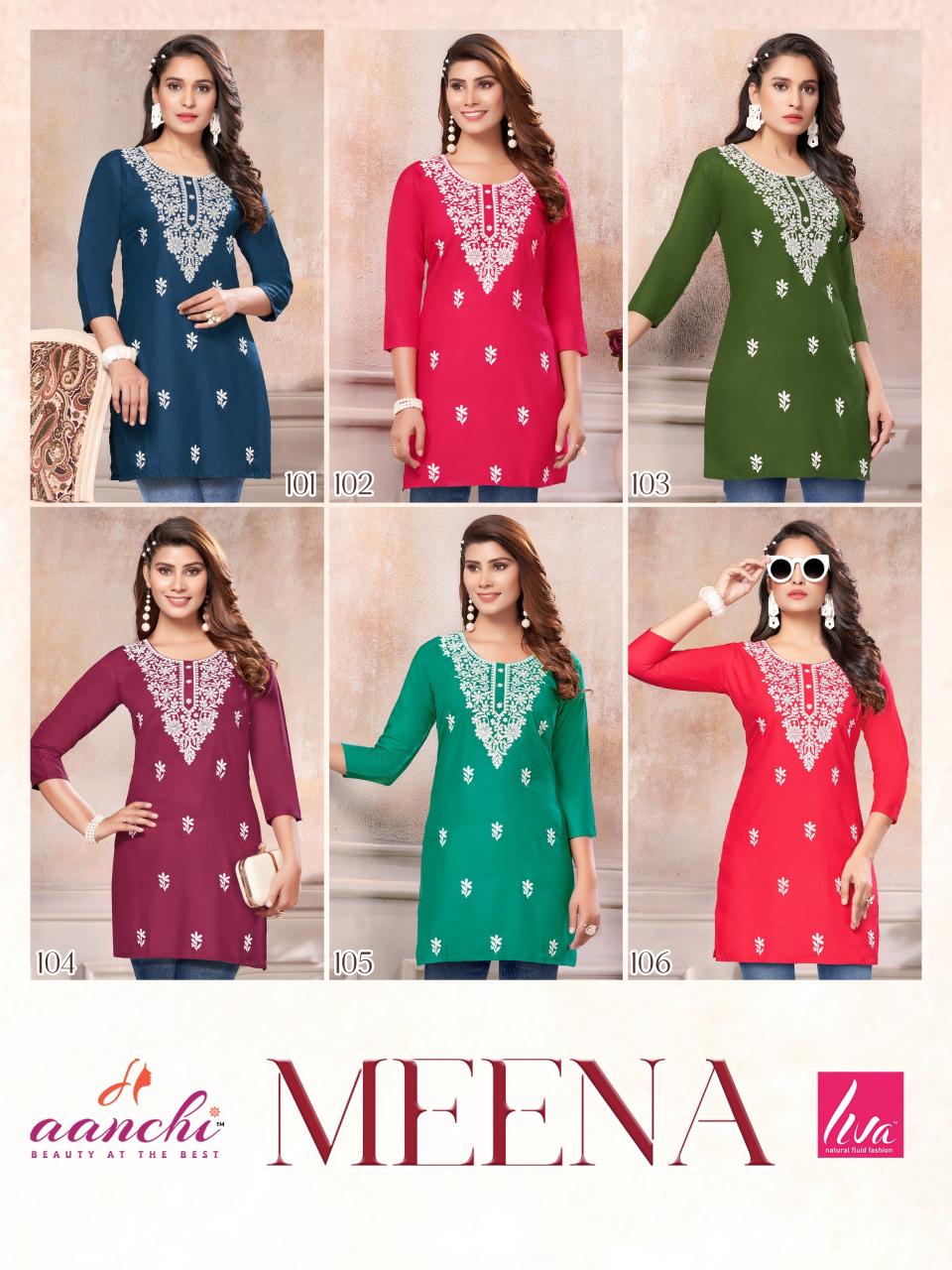 Aanchi MEENA Kurti Wholesale catalog