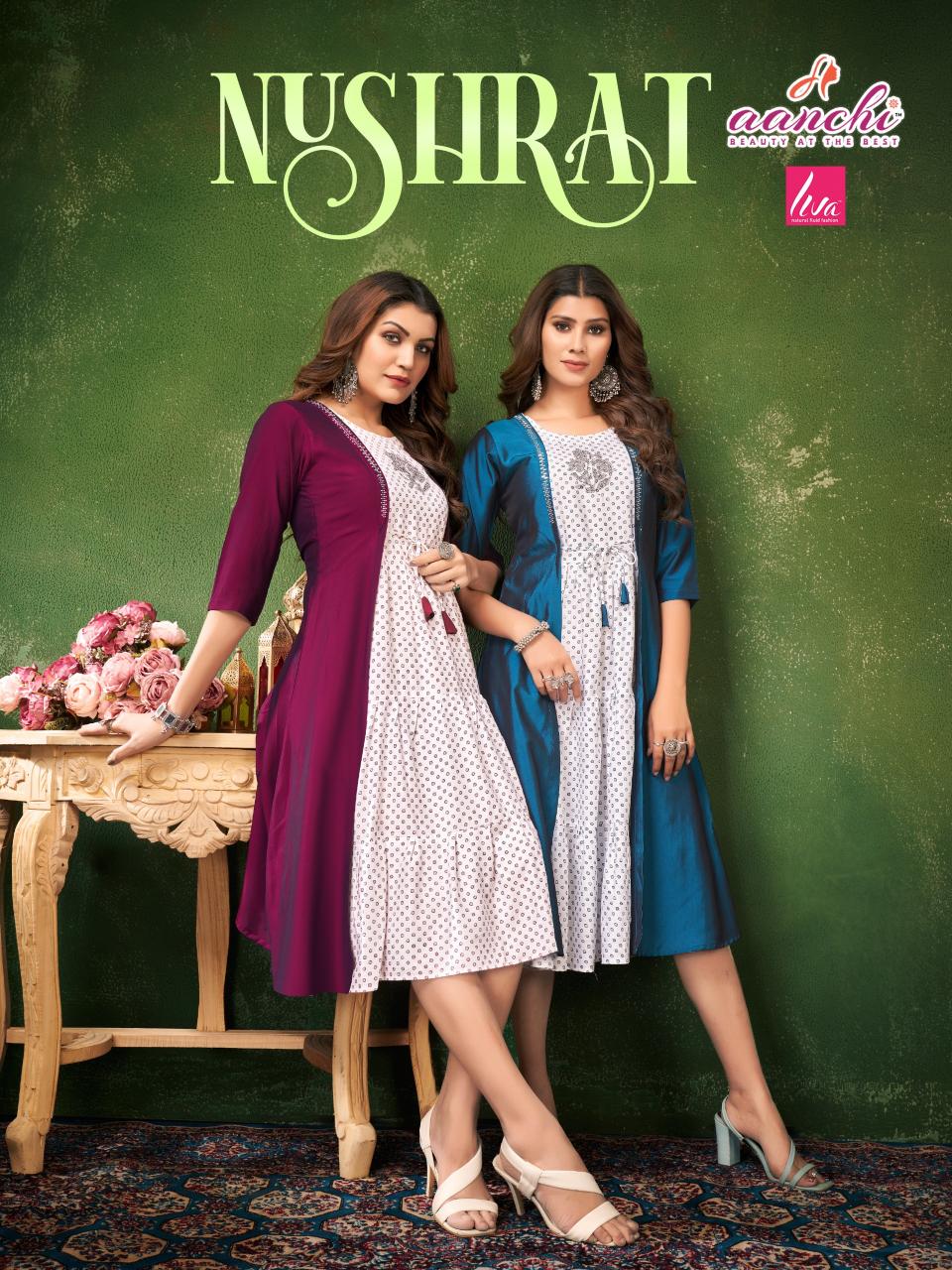 Aanchi NUSHRAT Kurti Wholesale catalog