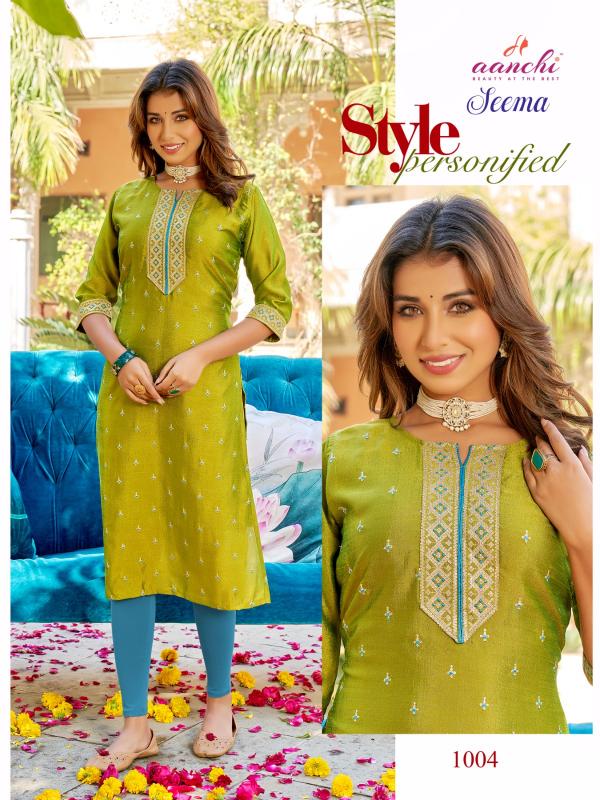 Aanchi SEEMA Kurti Wholesale catalog