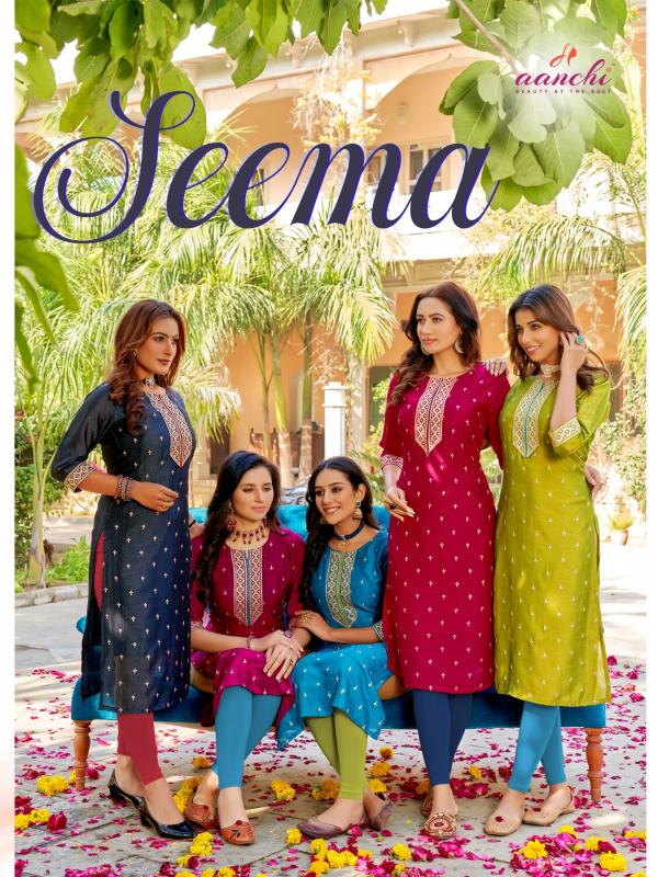Aanchi SEEMA Kurti Wholesale catalog