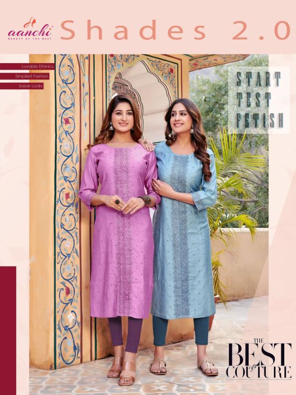 Aanchi SHADES-2.0 Kurti Wholesale catalog