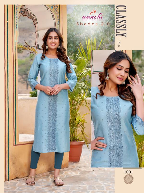 Aanchi SHADES-2.0 Kurti Wholesale catalog