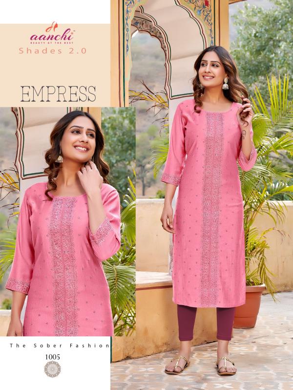 Aanchi SHADES-2.0 Kurti Wholesale catalog