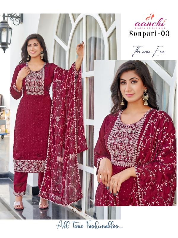Aanchi SONPARI Kurti Wholesale catalog