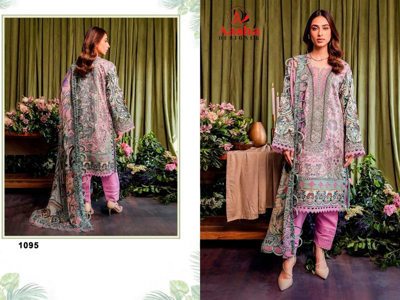 Aasha Jade Bliss Lawn Collection Vol 2 Cotton Dupatta Salwar Suits Wholesale catalog