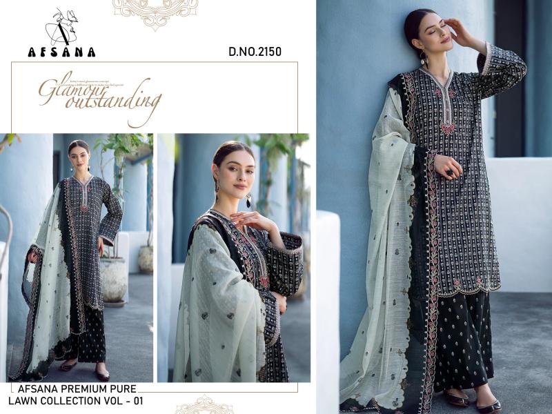 AFSANA LAWN 01 Salwar Kameez Wholesale catalog