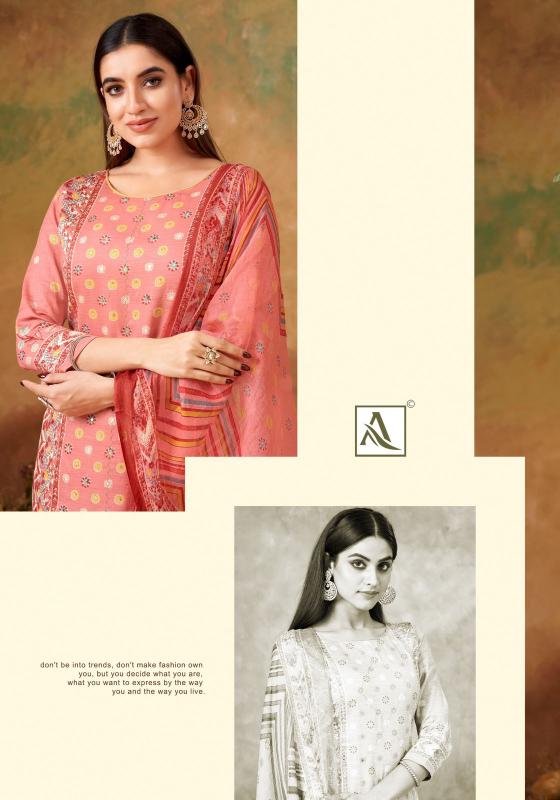 Alok Suit KUSHA Dress Materials Wholesale catalog
