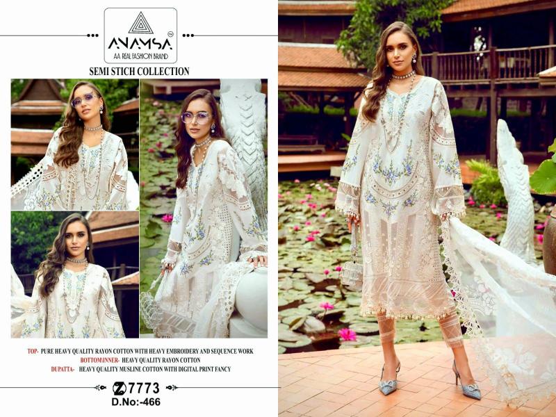 Anamsa 466 Rayon Salwar Kameez Wholesale catalog