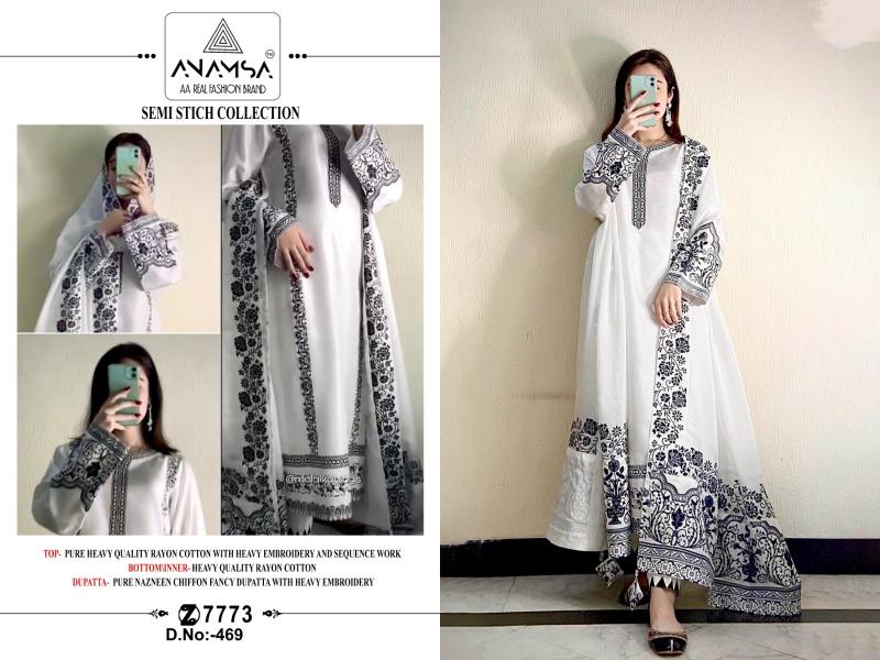 Anamsa 469 Rayon Salwar Kameez Wholesale catalog