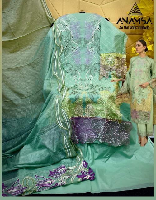 Anamsa 478 To 480 Cotton Salwar Kameez Wholesale catalog