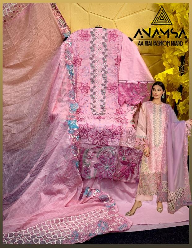 Anamsa 478 To 480 Cotton Salwar Kameez Wholesale catalog