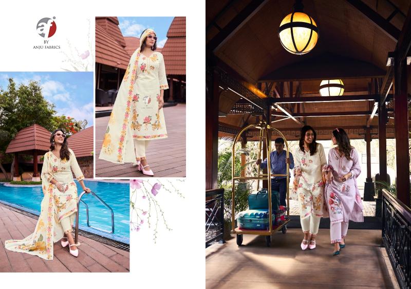 Anju Fabrics Comfort lady vol -2 Kurti Wholesale catalog