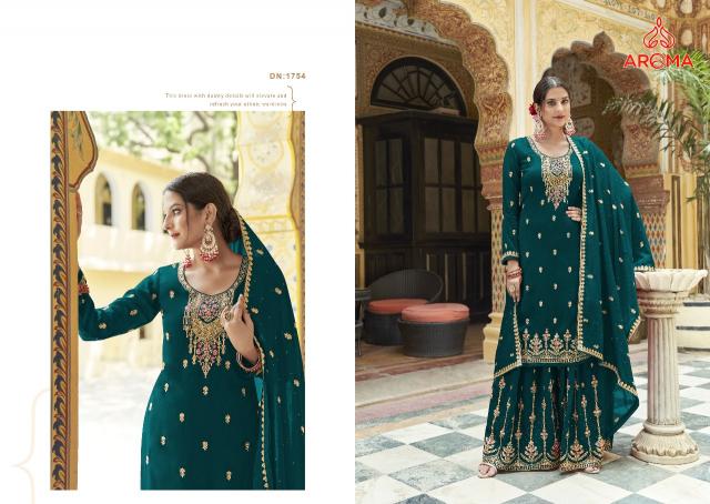Aroma Antra Designer Premium Silk Salwar Kameez Wholesale catalog