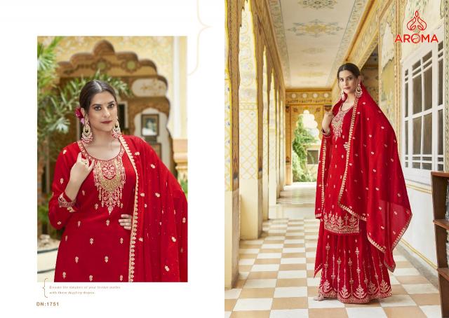 Aroma Antra Designer Premium Silk Salwar Kameez Wholesale catalog