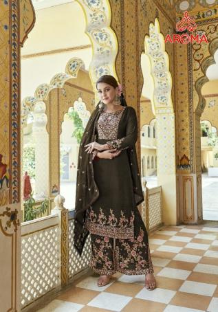 Aroma Leela Premium Silk Salwar Kameez Wholesale catalog