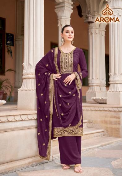 Aroma Nora Premium Silk Salwar Kameez Wholesale catalog
