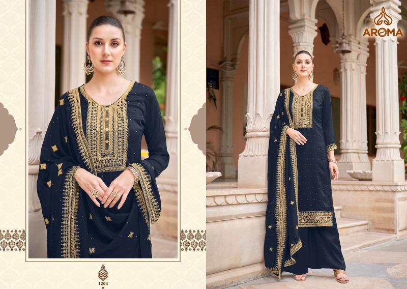Aroma Nora Premium Silk Salwar Kameez Wholesale catalog