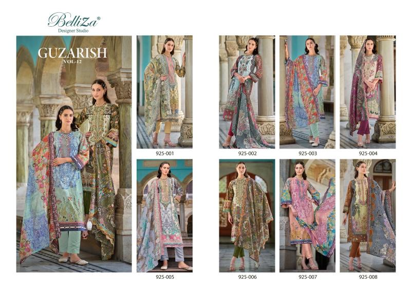 Belliza Guzarish Vol 12 Cotton Printed Dress Material Wholesale catalog