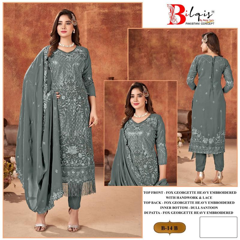 Bilqis Tm B-14 A TO D Pakistani Suits Wholesale catalog