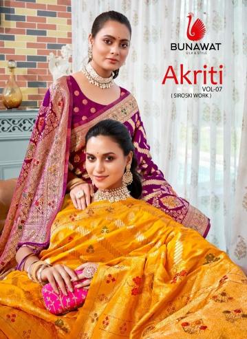 BUNAWAT AKRITI VOL 7 Saree Wholesale catalog