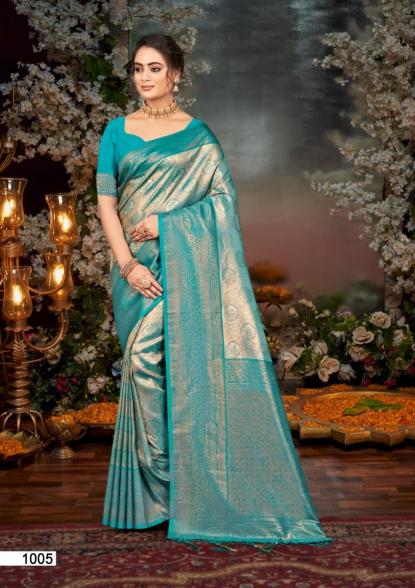 BUNAWAT Kalanidhi 05 Kanjivaram Silk Saree Wholesale catalog