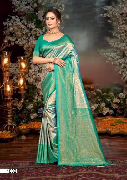 BUNAWAT Kalanidhi 05 Kanjivaram Silk Saree Wholesale catalog