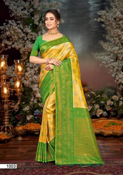 BUNAWAT Kalanidhi 05 Kanjivaram Silk Saree Wholesale catalog