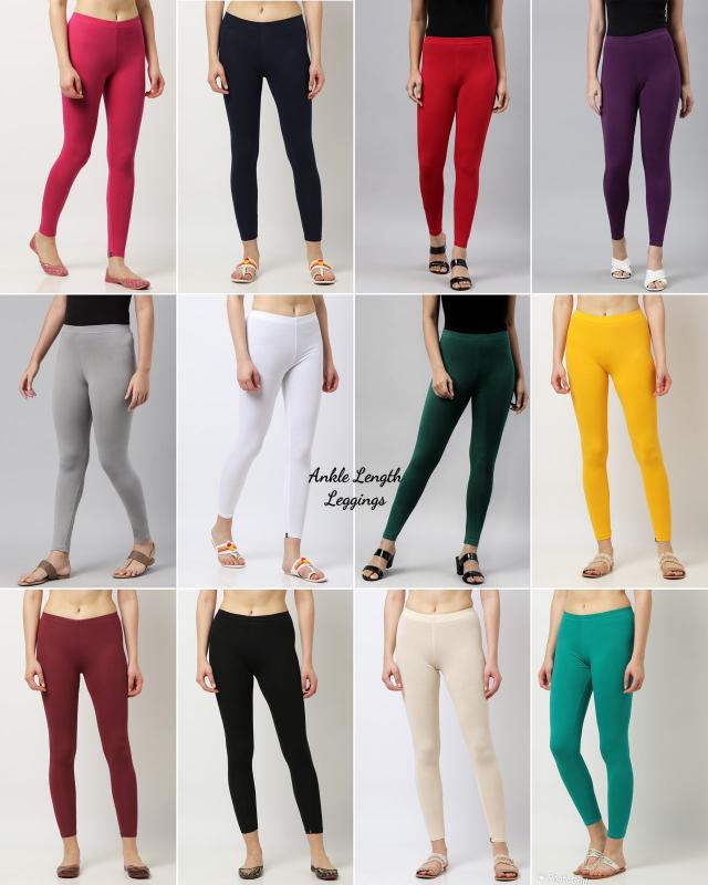 Comfort Cotton Lycra 4-Way Ankle Leggings Wholesale catalog