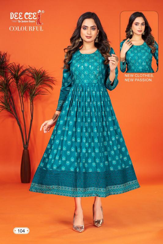 DEECEE COLOURFUL Kurti Wholesale catalog