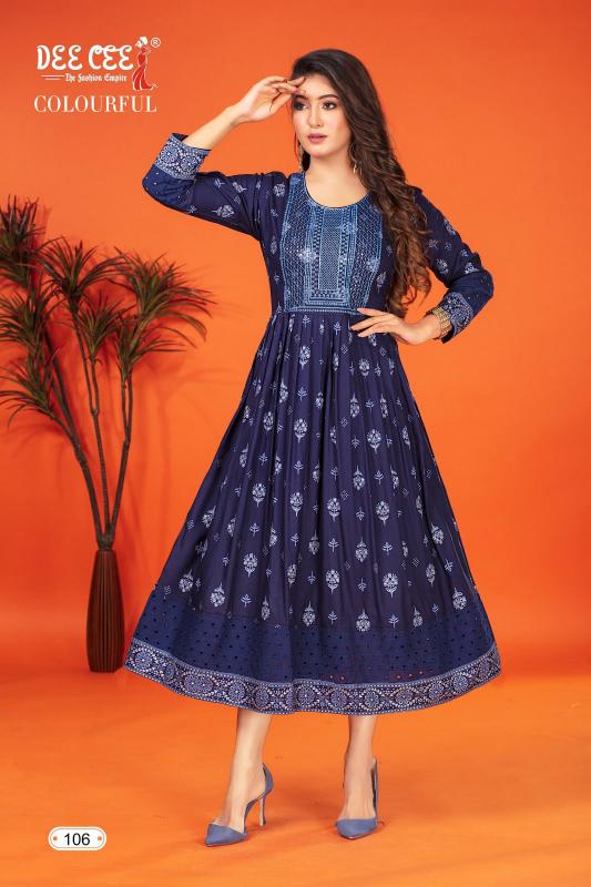 DEECEE COLOURFUL Kurti Wholesale catalog
