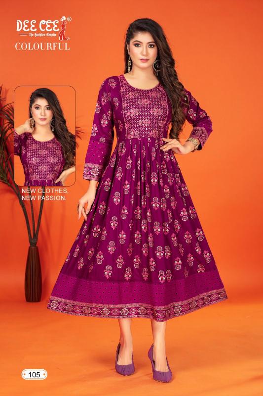 DEECEE COLOURFUL Kurti Wholesale catalog